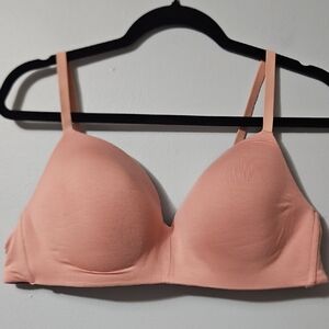 Jockey Light Pink Seamless Wire Free Bra Size 40C